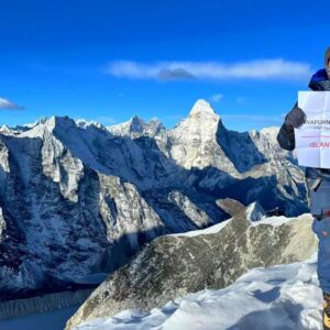 Ultimate Everest Thrills: Transitioning from Island Peak Climbing to an Everest Helicopter Luxury Tour